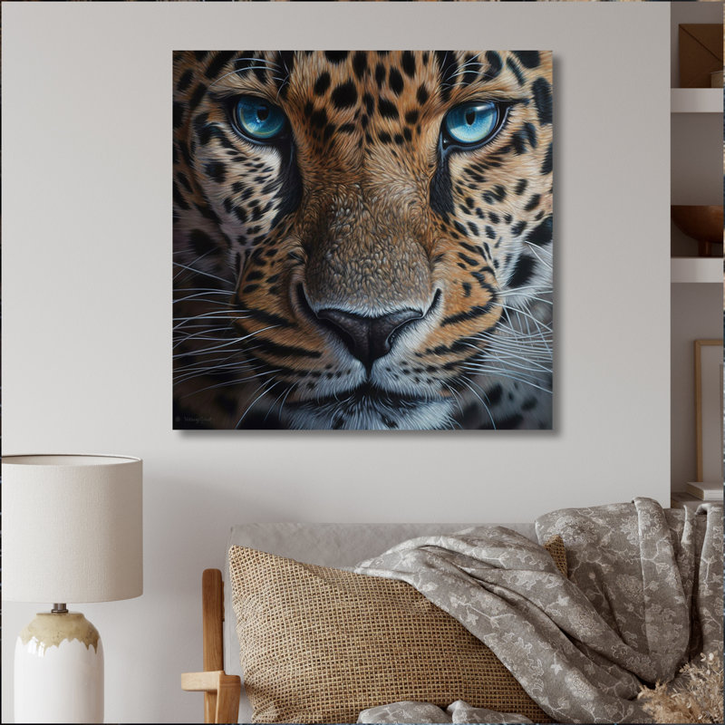 Jaguar's Gaze II sur impression sur toile, Toile tendue, H 36 po x l 36 po
