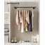 Diedrich 84cm Adjustable Wall Mounted Clothes Rack-1340784526