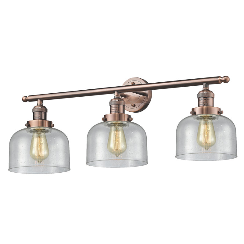Adelhard 3 - Light Dimmable Vanity Light, Antique Copper