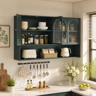 Rangement mural en verre 47,25 po