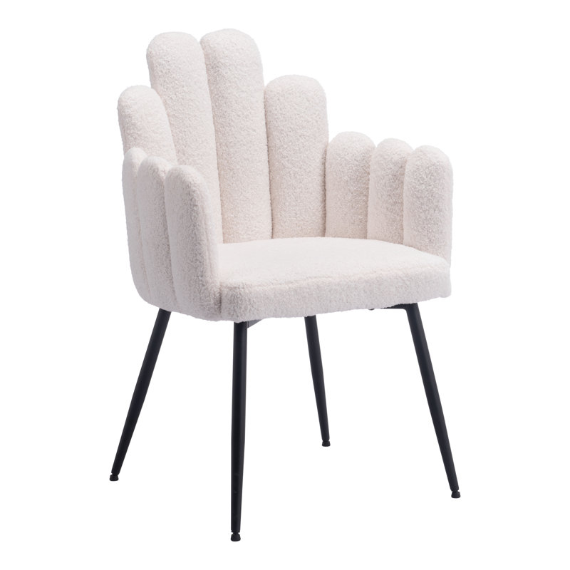 Ensemble de chaises Clere (ensemble de 2), Ivoire ivoire