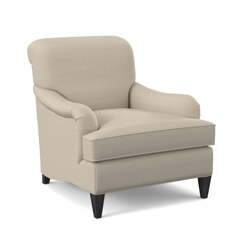 Fauteuil Bristol, Ébène vintage, Tremplins ivoires