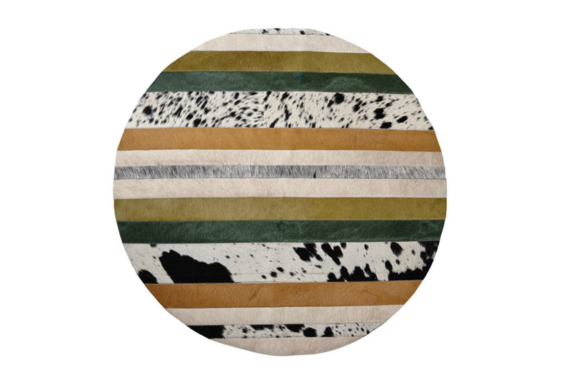 Art Hide Cowhide Area Rug in Green