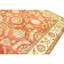 Hand Knotted Wool Area Rug in Rust And Ivory