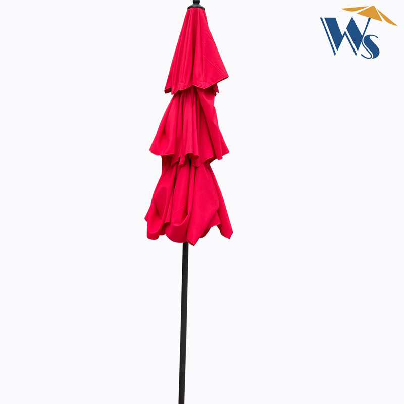 Parasol de marché 108,00 po, Rouge