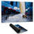 Blue buildings - 14.00"x24.25" Desk mat
