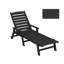 Swann Outdoor Chaise Lounge With Arms & Wheels-107144115