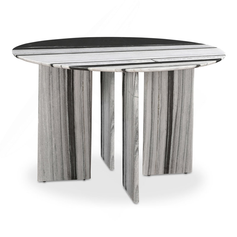 Round Dining Table Panda Marble