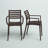 Melissus Stacking Patio Dining Armchair-110883602