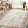 Demarquis Machine Woven Polyester Oriental Ivory/ Red Area Rug