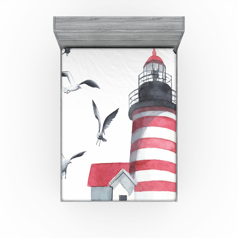 Drap-housse pour phare Ambesonne, Drap-housse très grand californien