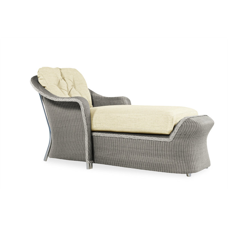 Reflections Outdoor Chaise Lounge, Sailcloth Sailor, Pewter