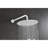 Shower System: White Brass Wall Mount With Head, Hand Shower, Slide Bar, Body Spray Collection System Bar And Bodysprays - Mounted Version Option