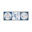 Indigo Ceramics II by Isabelle Z - Panoramic Painting on Canvas-679332192-679332199