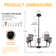 5 - Light Dimmable Wagon Wheel Chandelier