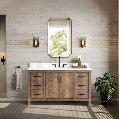 Javier 60" Single Bathroom Vanity Set