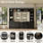 One-Piece Wall Unit Entertainment Center With Bookshelf For Tvs Up To 70"-986495932