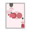 Stupell Industries Pink Varied Geometric Shapes Framed Giclee Art Design By Lil' Rue-91311545