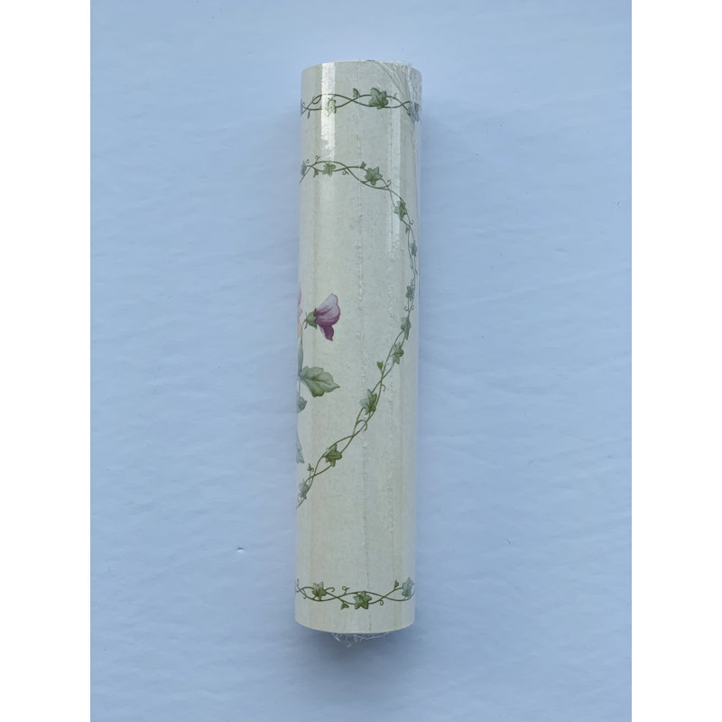 Bordure de papier peint l 15 pi x l 7 po fleurs incardiaques Dolcie