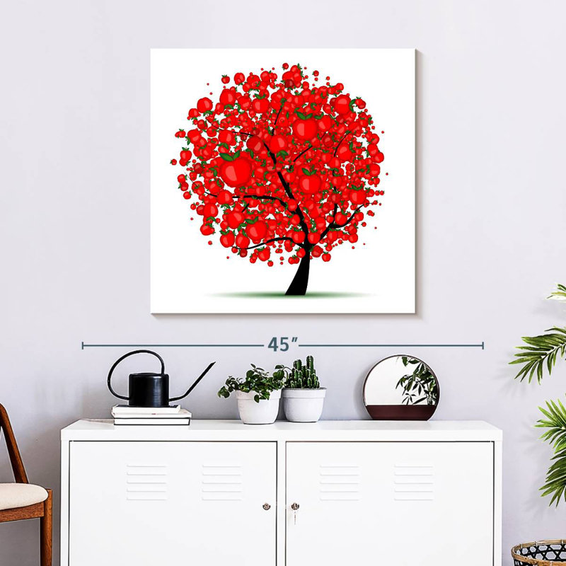 Harnek Red Apple Tree, 30" H x 30" W