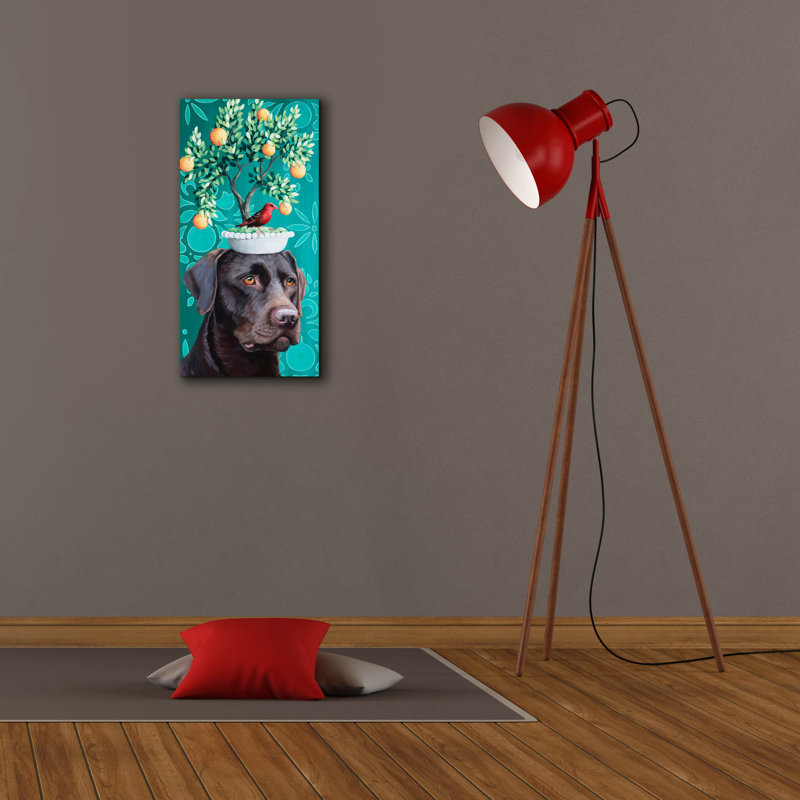  «Chocolate Boi» par Heather Gauthier, art mural sur toile, 12 po x 24 po