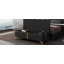 Ophelia Velvet Upholstered Storage Ottoman with Metal Legs