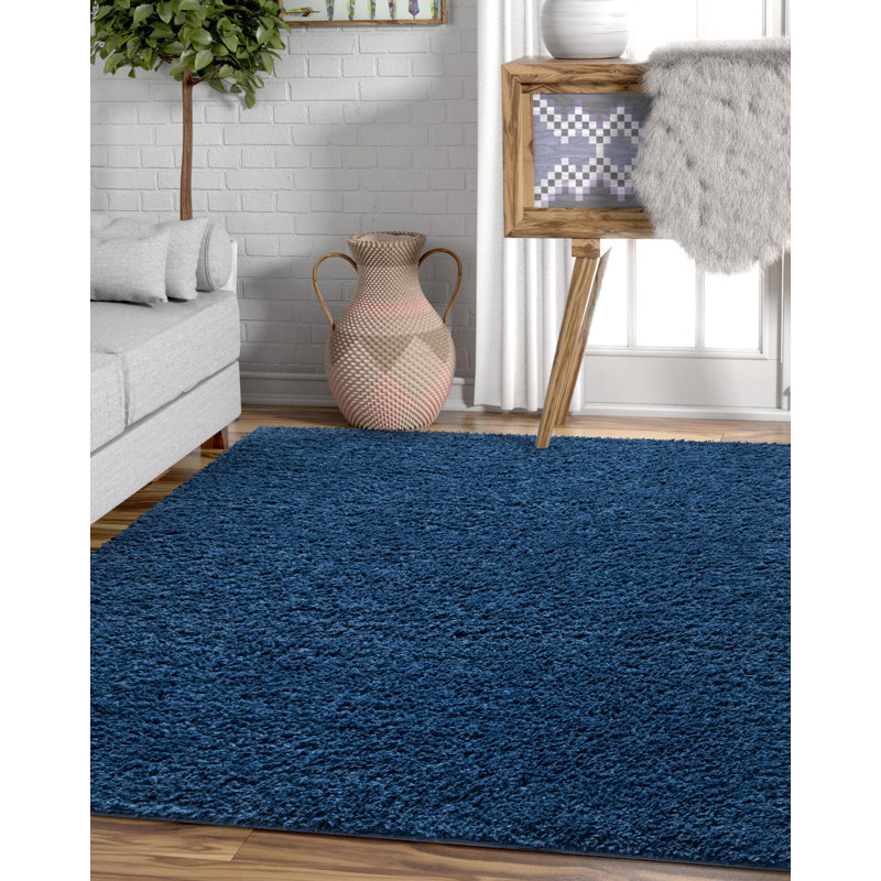 Madison Shag Solid Colour Area Rug, Rectangle 160cm x 220cm