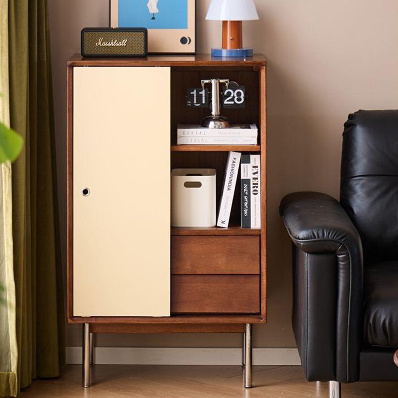 Armoire d'appoint multifonctionnelle en acier inoxydable