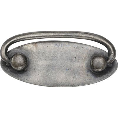 Drop Pull On Oval Plate