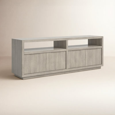 Eloise 74 " Glass Acacia TV Stand