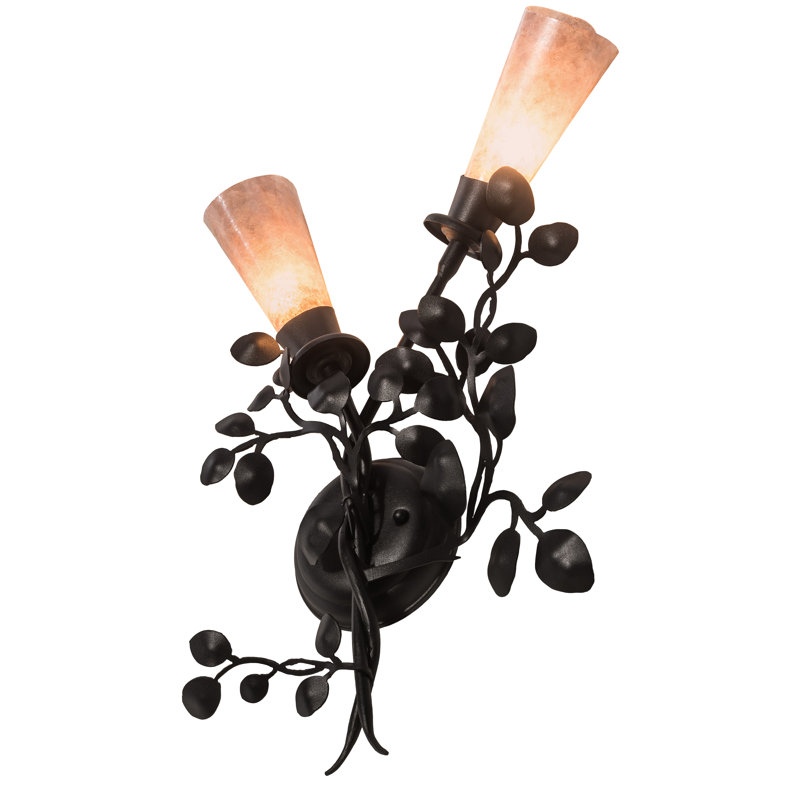 Lampe murale bougie 2 lumières Grube
