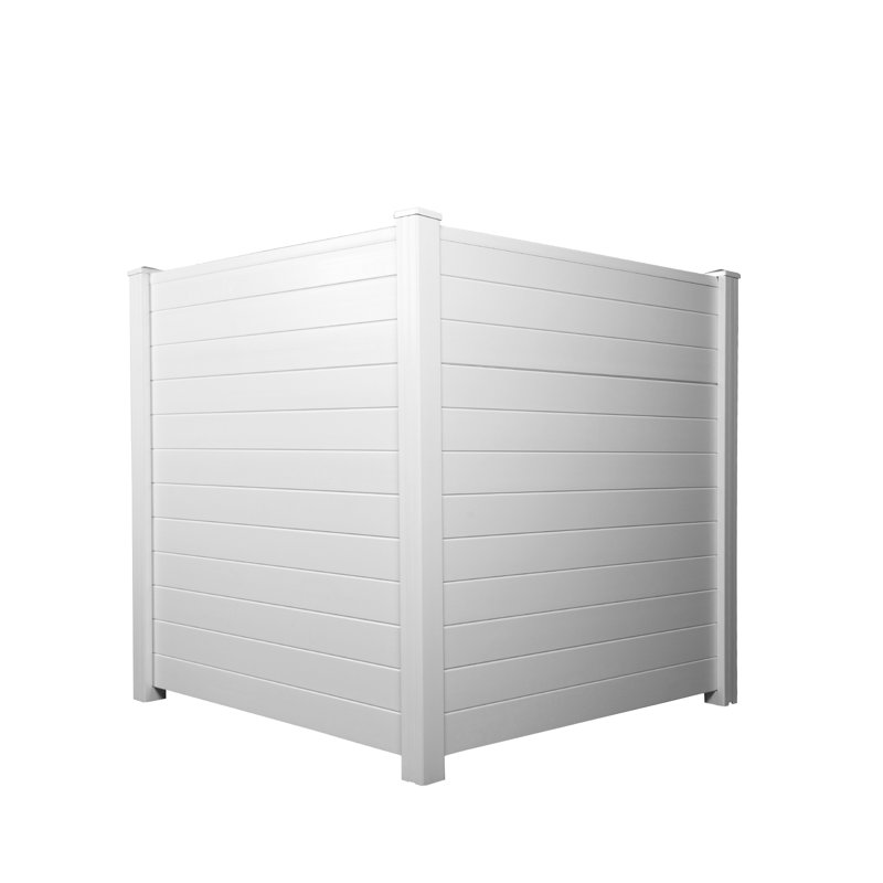 Horizontal Stripe Vinyl Privacy Fence Panel