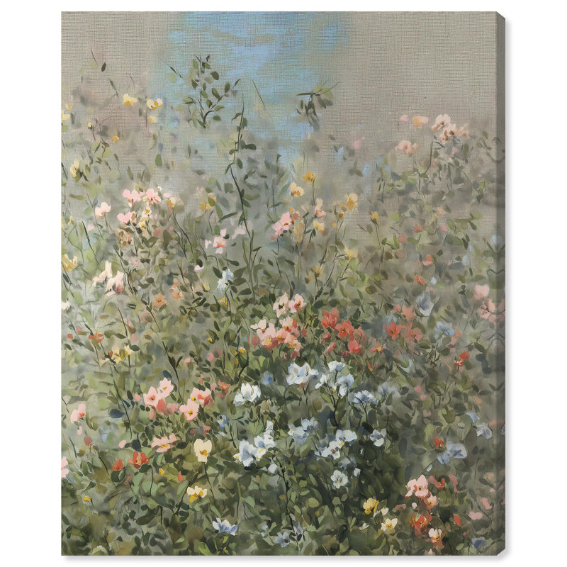 Impression sur toile «Intricate Blossoms» par Art Remedy, H 45 po x l 36 po, Toile tendue avec châssis