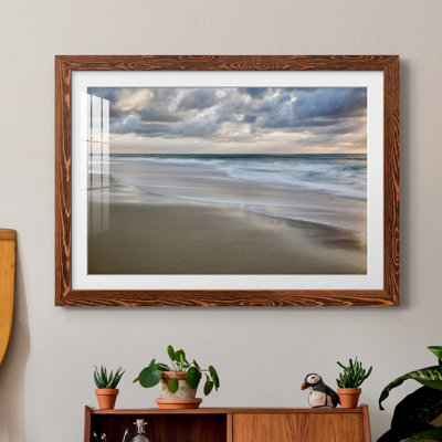 «La Jolla Sunset» par J Paul, reproduction d'art graphique sur papier encadré