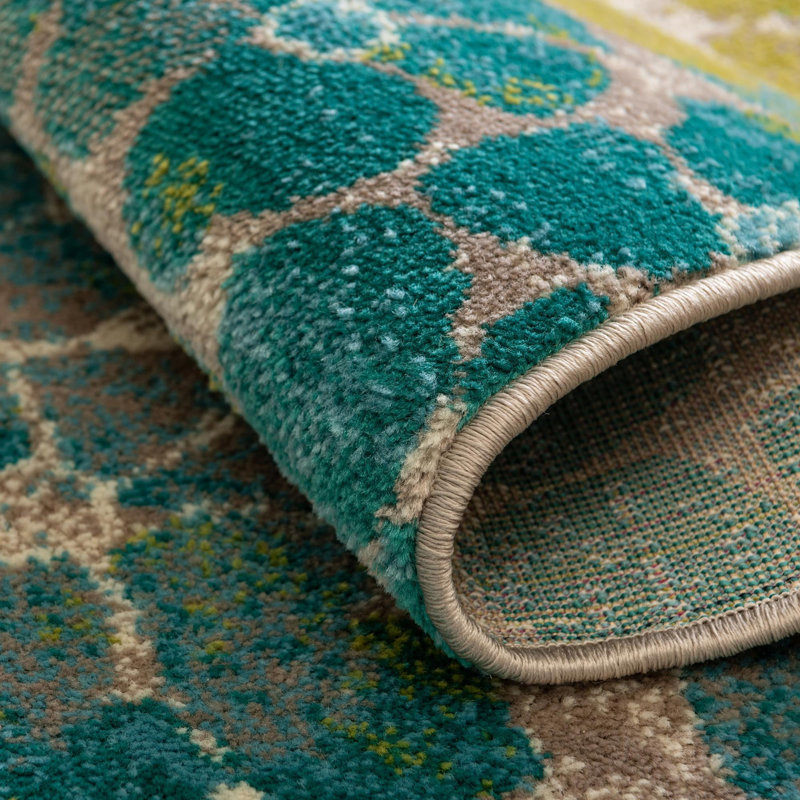 Analiese Floral Indoor Rug, Round 5'3"