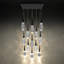 Hibiscus 13 Light Crystal LED Multi-Light Pendant-1972652397