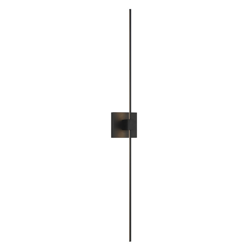 George Kovacs Parker 41" Wide 2 Light LED Wall Sconce In Coal Finish