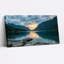 Ensemble de 1 tableau sur toile représentant un lac de montagne-129070604-129070605