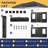 10' X 20' Pop Up Canopy Tent With 6 Removable Sidewalls, Waterproof Gazebo With Mosquito Netting, Easy Setup Instant Shelter For Patio, Backyard & Party, Black-126699440-126699443