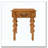 Solid Wood End Table with Drawer-281997188