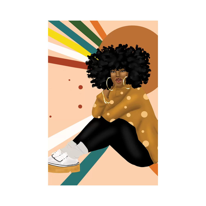 Pamela Sunshine - Print on Canvas, Wrapped Canvas, 30.48 cm H x 45.72 cm W