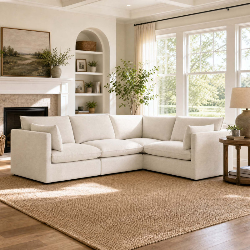Farmingdale Brinsley Modern Modular Sectional Sofa
