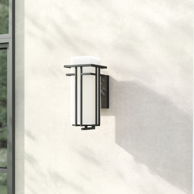 Driden Glass Wall Light, 14.5" H x 6.5" W x 8.25" D