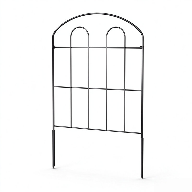 Clôture de jardin pliable et antirouille pour animaux L 30 pi x H 24 po