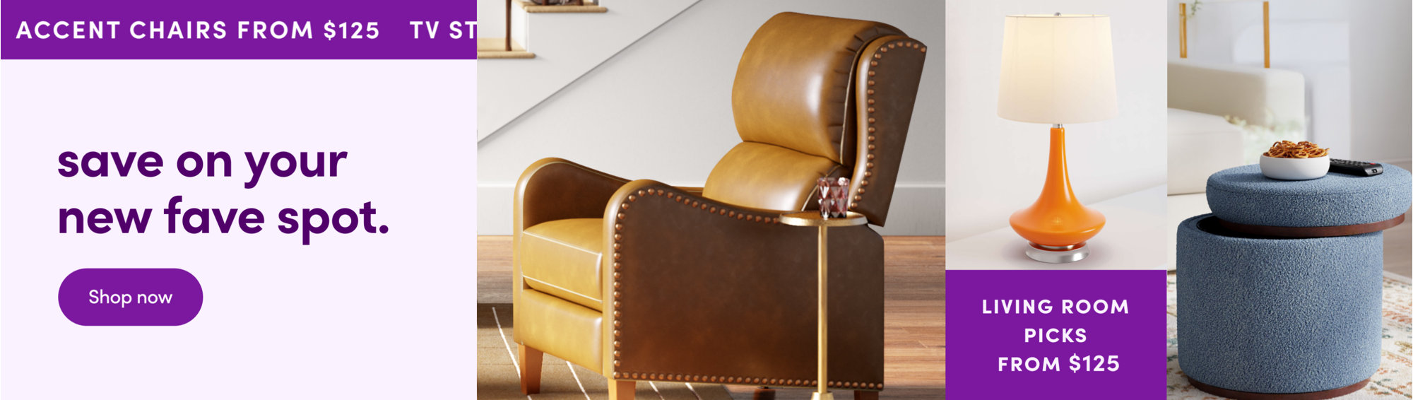 save on your new fave spot. Shop fam-friendly living room. 