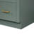   Kayleigh 49 Inch Single Oval Sink Bathroom Vanity with Carrara White Marble Countertop 1.5 Inch in Vintage Green-130222949-130222948