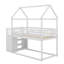 Lit superposé simple au-dessus de simple avec tablettes et tiroirs-1204436704