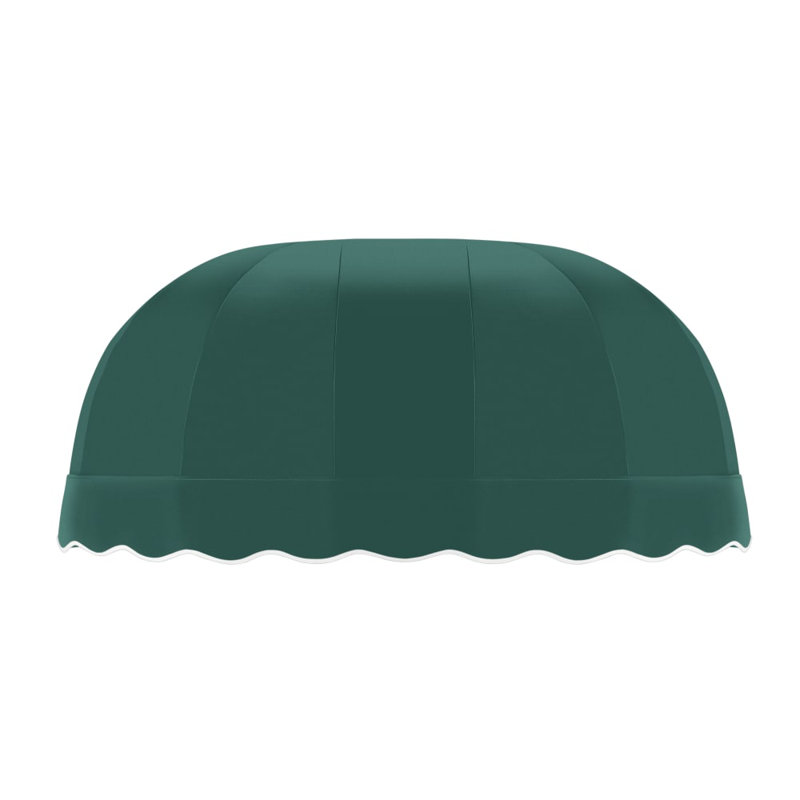 Auvent fixe en tissu acrylique Awntech Chicago, Forêt, H 31 po x l 64,5 po x P 24 po