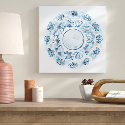 «Porcelain Design II», peinture sur toile
