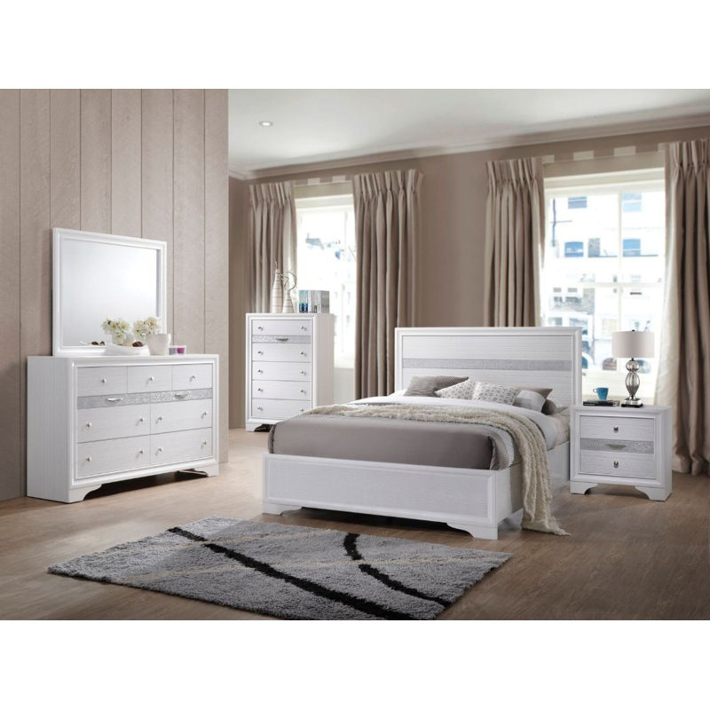 Ensemble de chambre à coucher 5 pièces Naima, Très grand